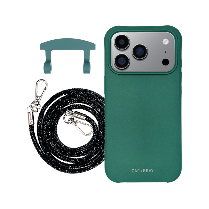 iPhone 17 Pro TIDAL TEAL CASE + CRYSTAL CORD