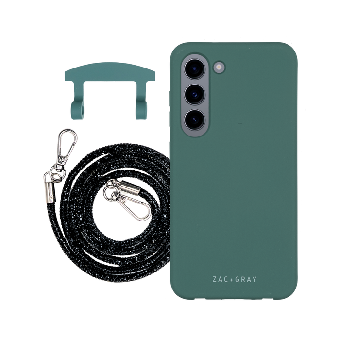Samsung S23 Plus TIDAL TEAL CASE + CRYSTAL CORD