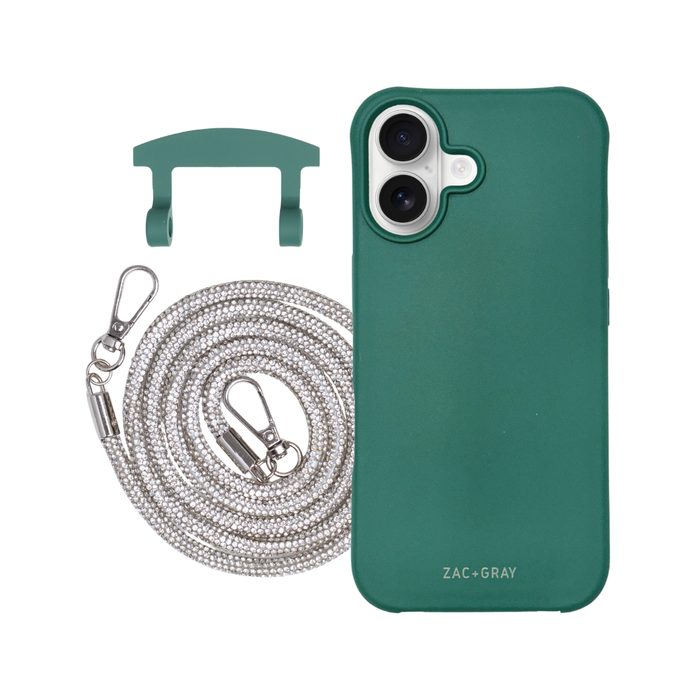 iPhone 17 TIDAL TEAL CASE + CRYSTAL CORD