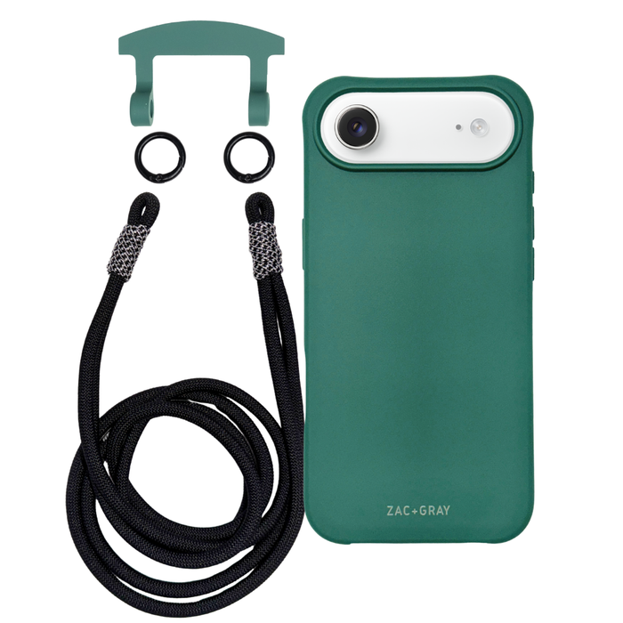 iPhone 17 Air TIDAL TEAL CASE + KNOTTED CORD