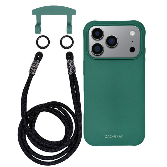 iPhone 17 Pro Max TIDAL TEAL CASE + KNOTTED CORD