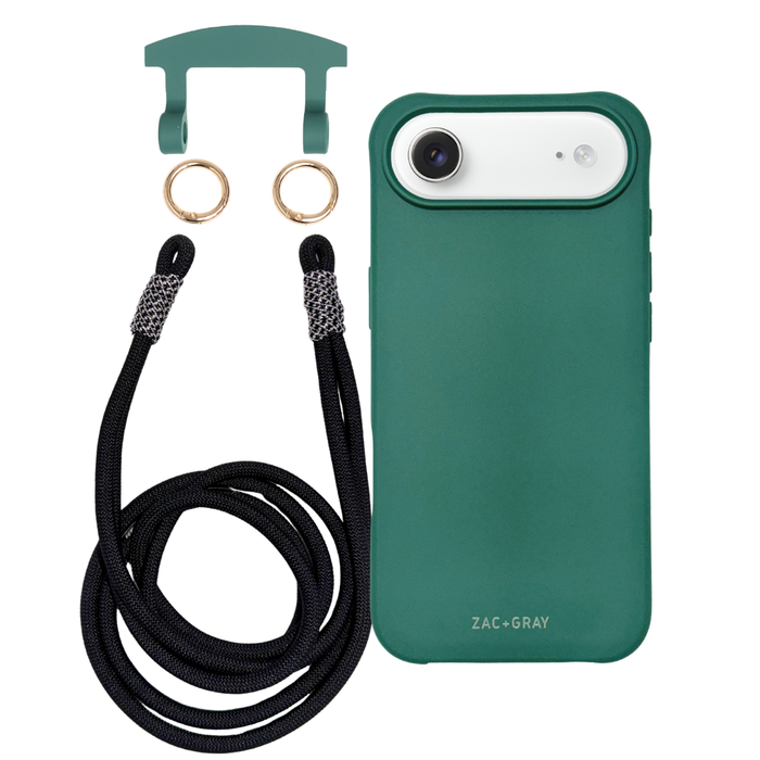iPhone 17 Air TIDAL TEAL CASE + KNOTTED CORD
