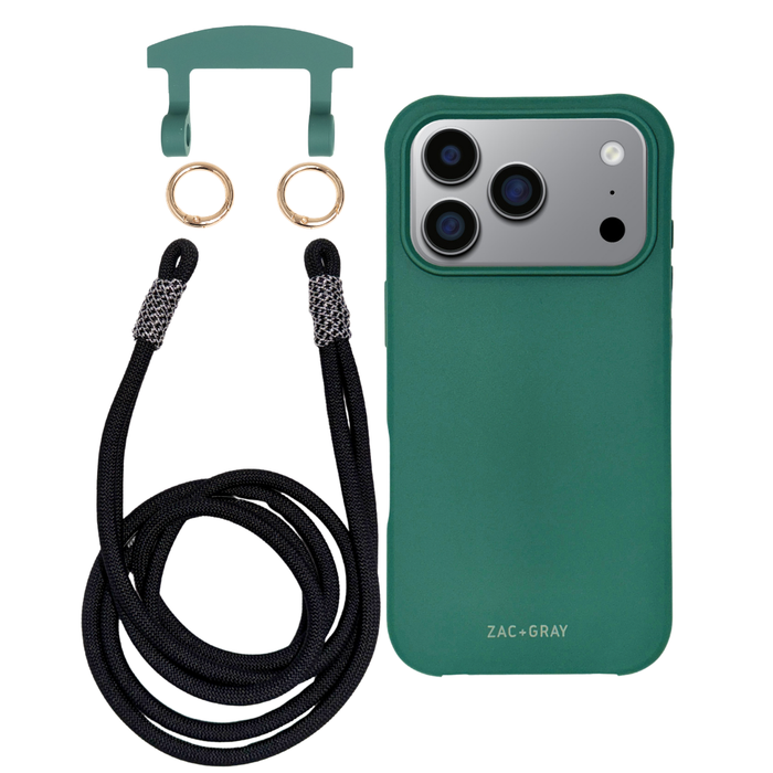 iPhone 17 Pro Max TIDAL TEAL CASE + KNOTTED CORD