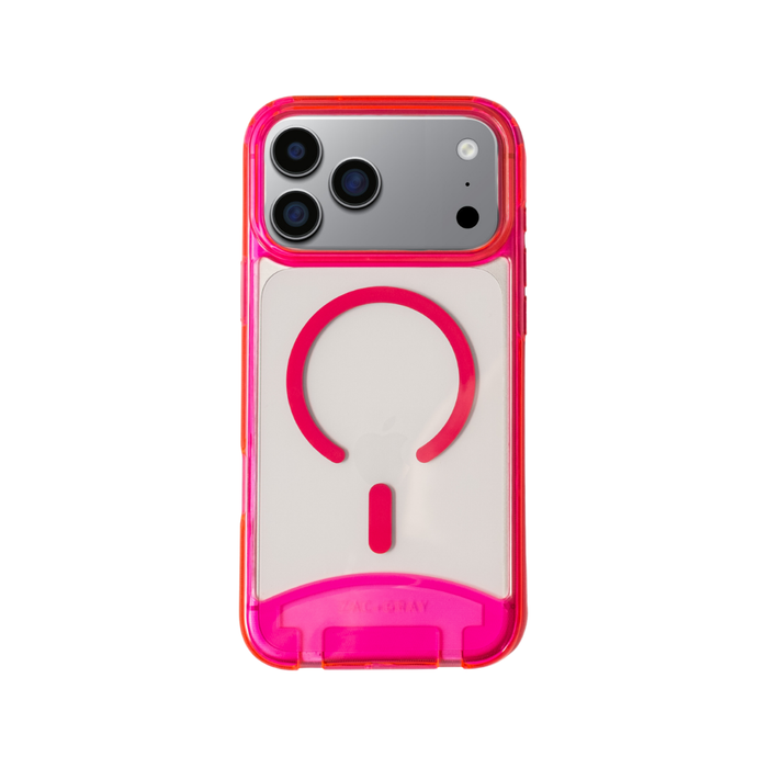 iPhone 17 HOT PINK TRANSPARENT CASE
