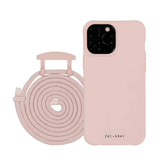 iPhone 16 Pro ROSÉ PINK CASE + CORD - MAGSAFE