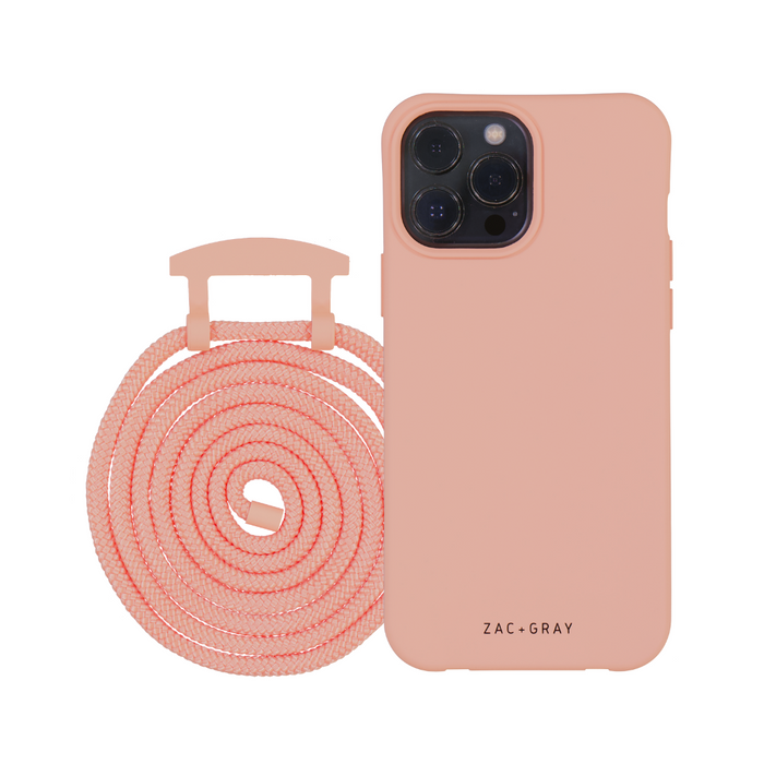 iPhone 13 Mini SUNSET CORAL CASE + CORD