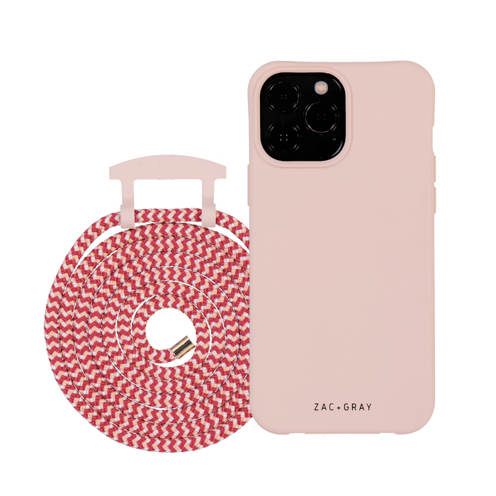 iPhone 15 Pro ROSÉ PINK CASE + CORD