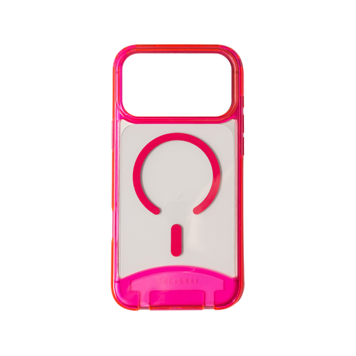 iPhone 17 HOT PINK TRANSPARENT CASE
