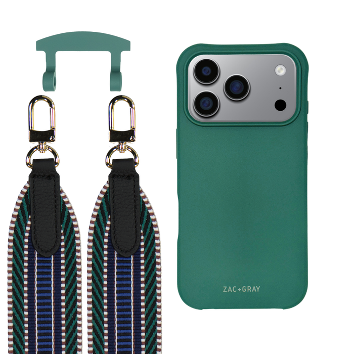 iPhone 17 Pro TIDAL TEAL CASE + PATTERNED STRAP