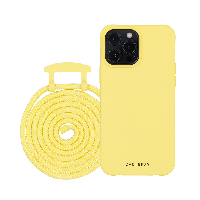 iPhone 13 Pro SUNSHINE YELLOW CASE + CORD