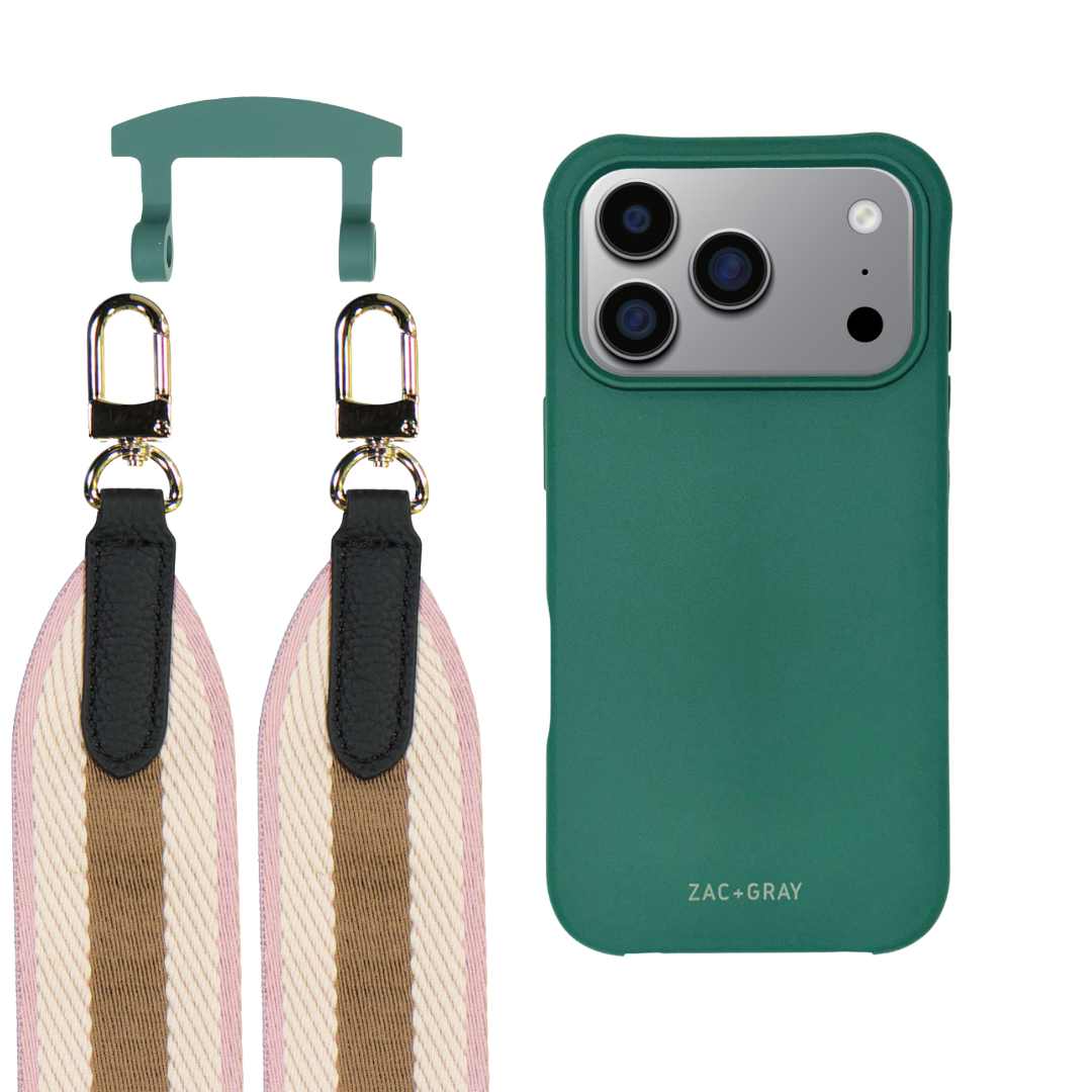 iPhone 17 Pro Max TIDAL TEAL CASE + PATTERNED STRAP