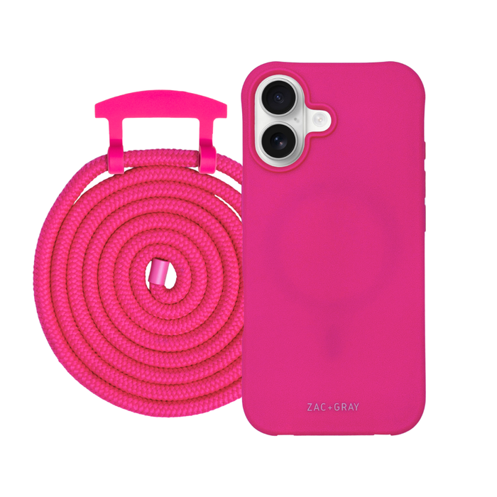 iPhone 17 HOT PINK CASE + CORD