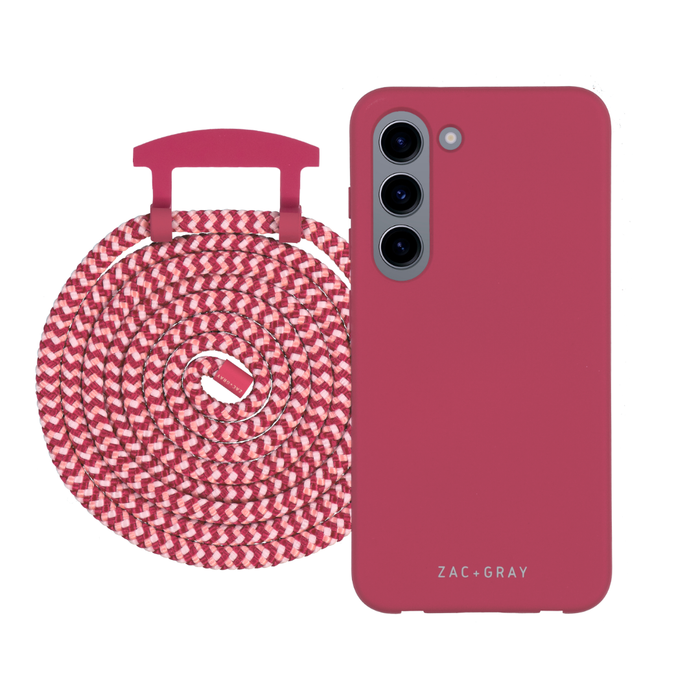 Samsung S23 Plus RASPBERRY RED CASE + CORD