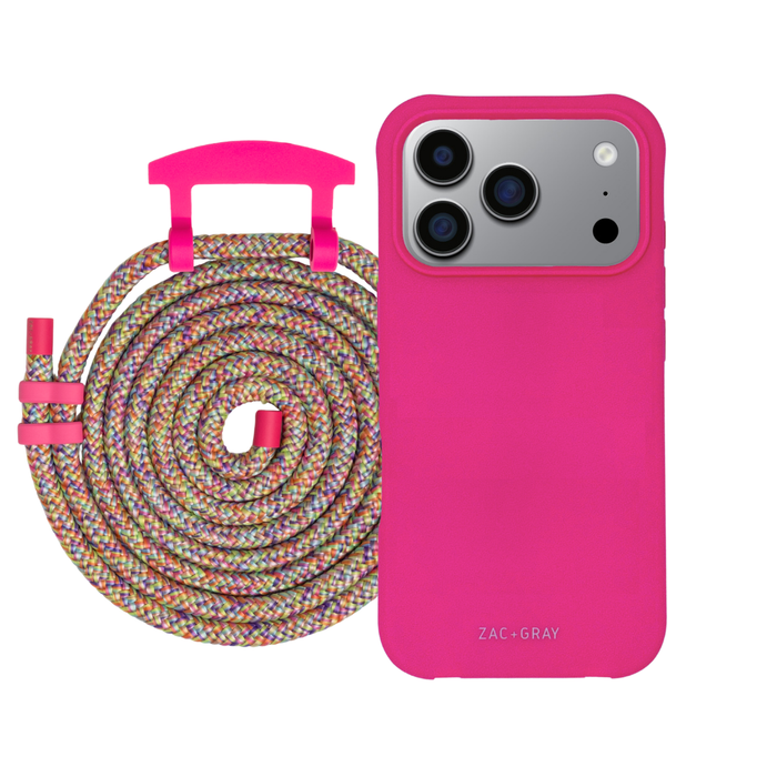 iPhone 17 Pro HOT PINK CASE + CORD