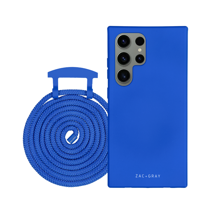 Samsung S25 Ultra COBALT BLUE CASE + COBALT BLUE  CORD
