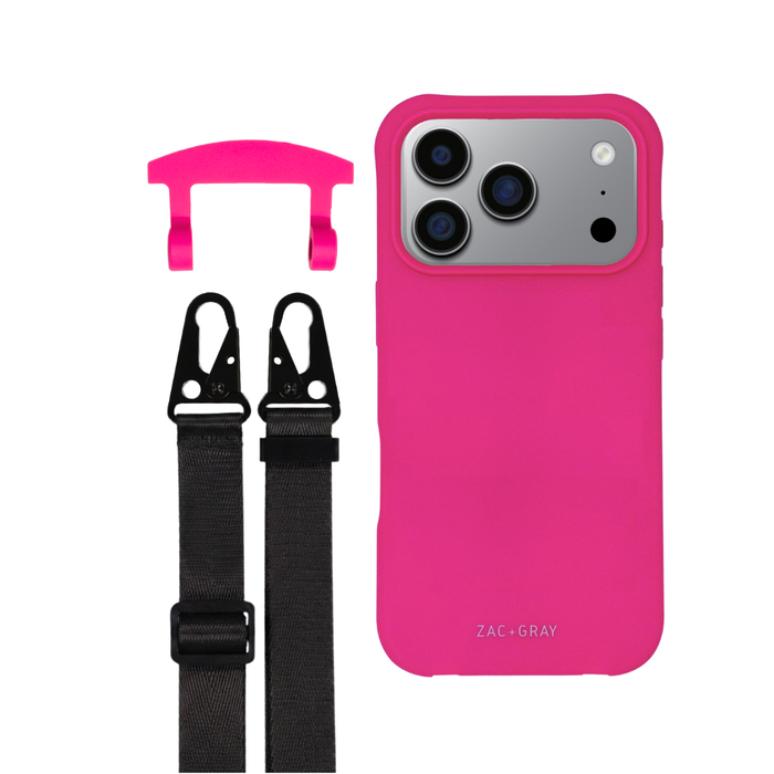iPhone 17 Pro Max HOT PINK CASE + STRAP