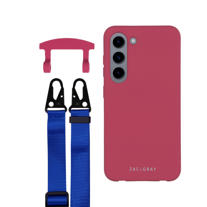 Samsung S23 Plus RASPBERRY RED CASE + STRAP