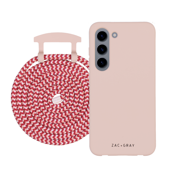 Samsung S23 Plus ROSÉ PINK CASE + CORD