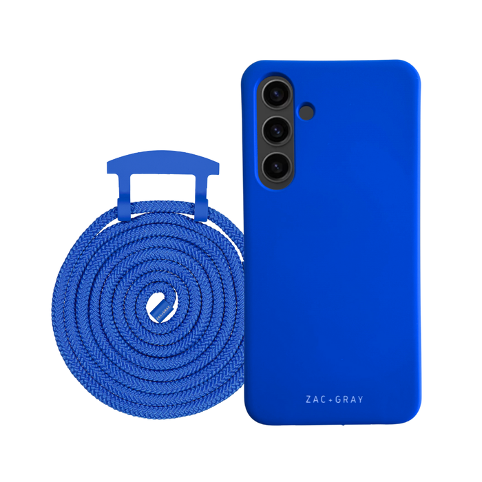 Samsung S24 COBALT BLUE CASE + COBALT BLUE CORD