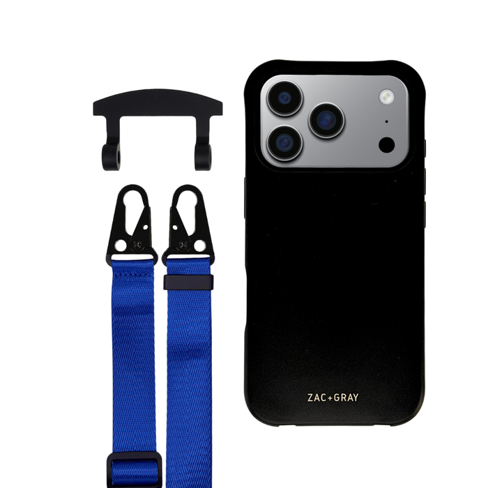 iPhone 17 Pro Max MIDNIGHT BLACK CASE + STRAP