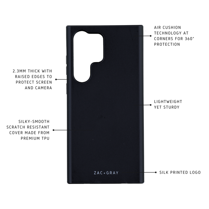Samsung S25 Ultra MIDNIGHT BLACK CASE