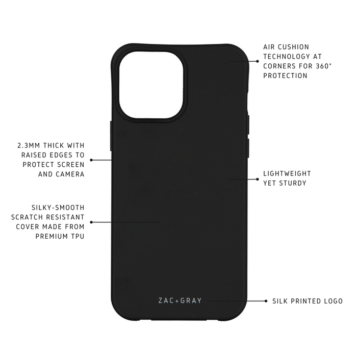 iPhone 13 Pro MIDNIGHT BLACK CASE - MAGSAFE