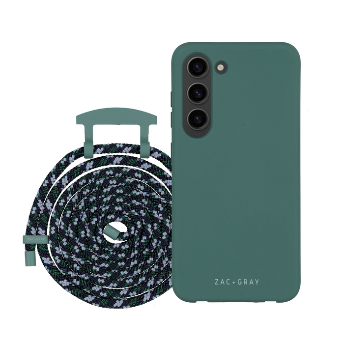 Samsung S25 TIDAL TEAL CASE + OCEAN CORD