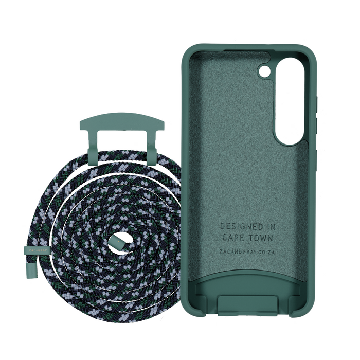 Samsung S25 TIDAL TEAL CASE + OCEAN CORD