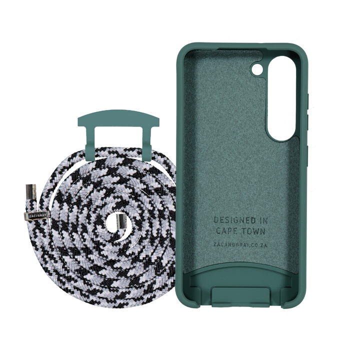 Samsung S25 TIDAL TEAL CASE + GLACIER CORD
