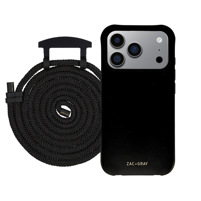 iPhone 17 Pro Max MIDNIGHT BLACK CASE + CORD