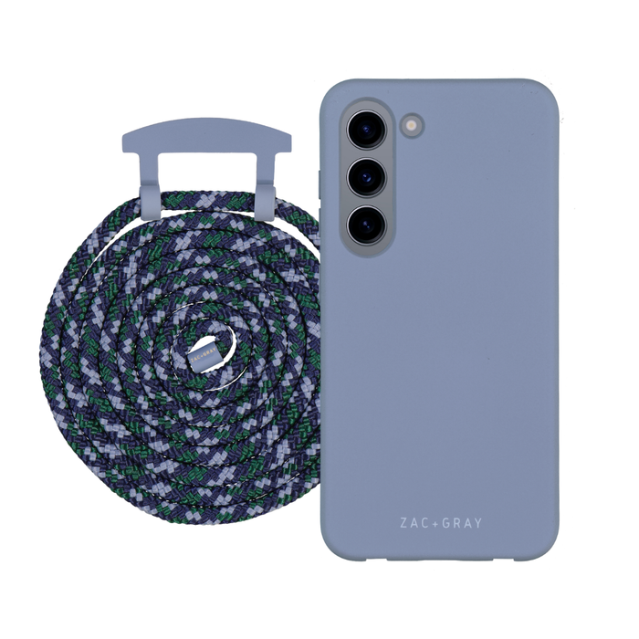 Samsung S23 Plus BLUE FOG CASE + CORD