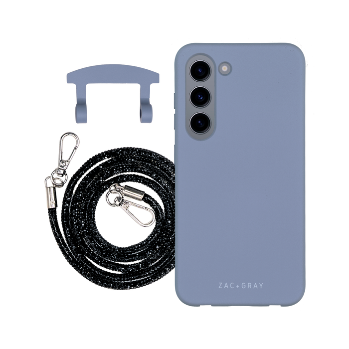 Samsung S23 BLUE FOG CASE + CRYSTAL CORD