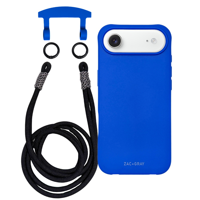 iPhone 17 Air COBALT BLUE CASE + KNOTTED CORD