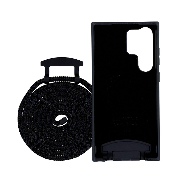 Samsung S25 Ultra MIDNIGHT BLACK CASE + MIDNIGHT BLACK CORD