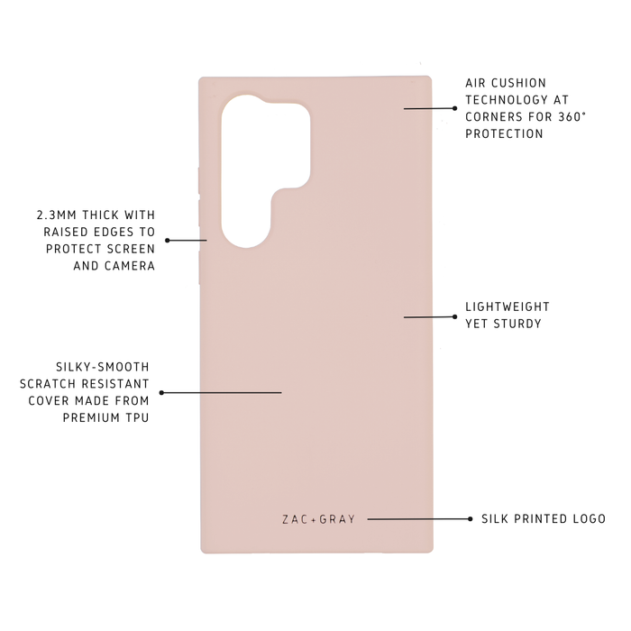 Samsung S25 Ultra ROSÉ PINK CASE