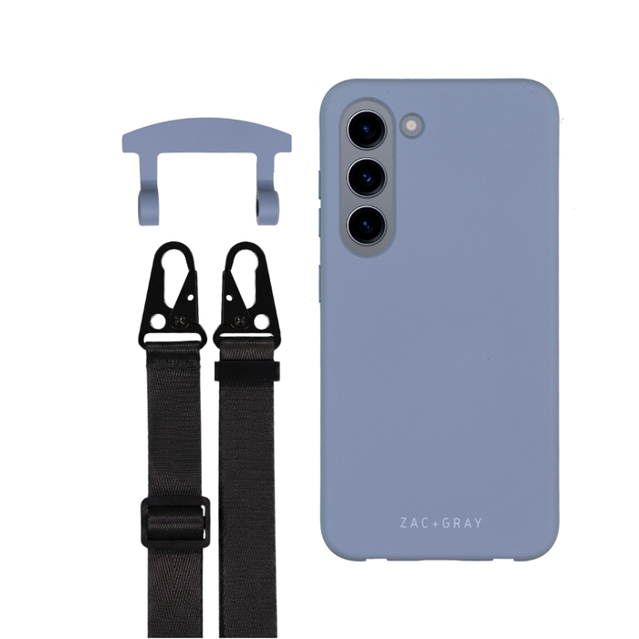 Samsung S23 Plus BLUE FOG CASE + STRAP