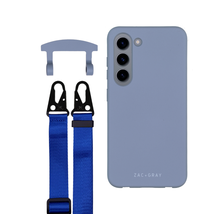 Samsung S23 Plus BLUE FOG CASE + STRAP